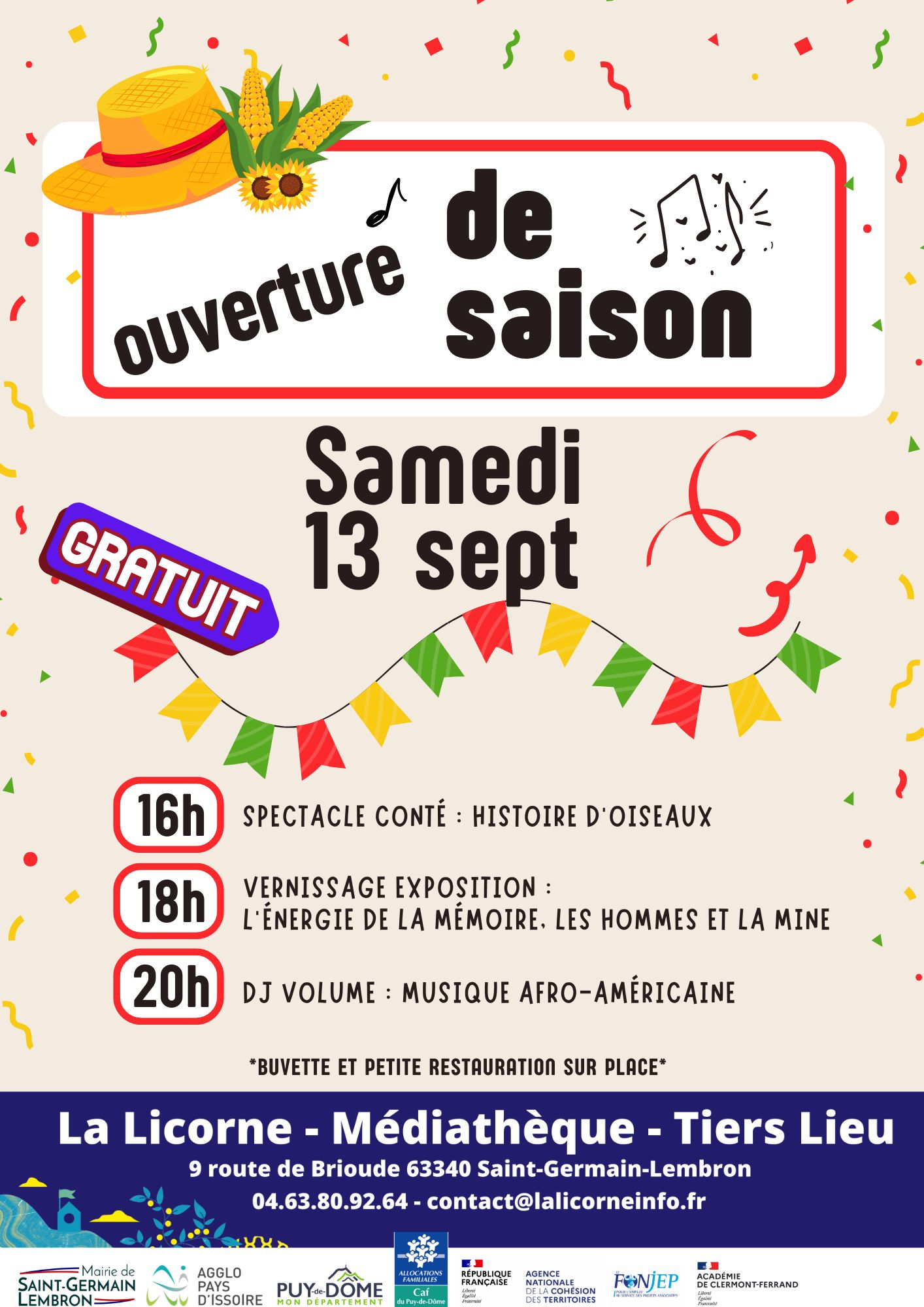 soirée ouverture de saison