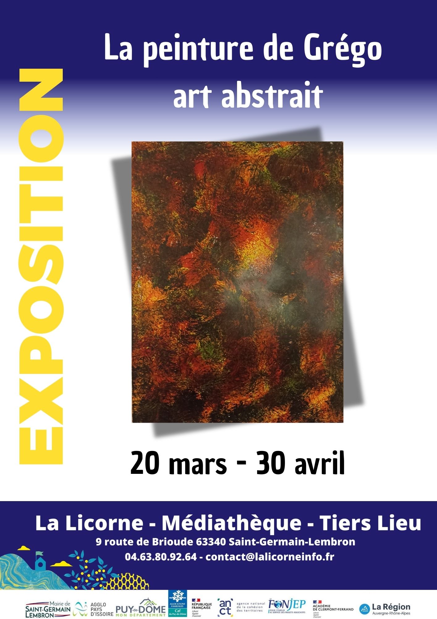 exposition la peinture de Grégo