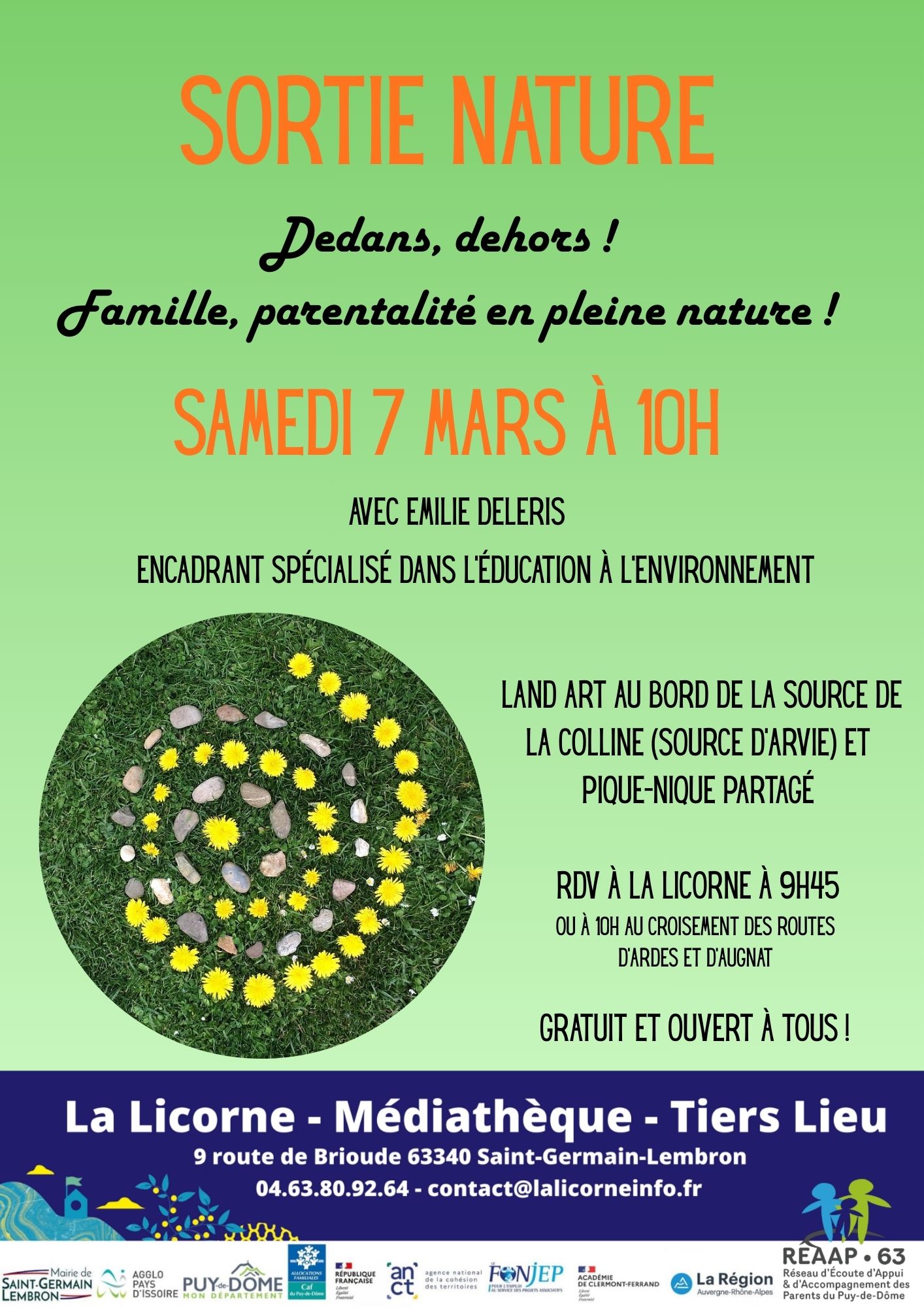 sortie nature et parentalité