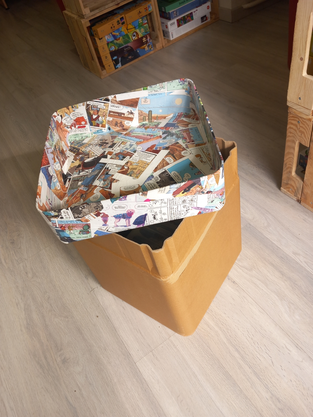 atelier créatif : recycle ta boite !