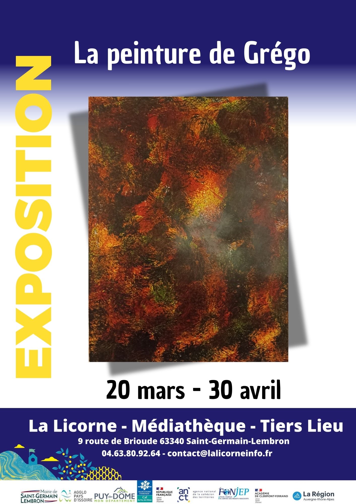 exposition la peinture de Grégo