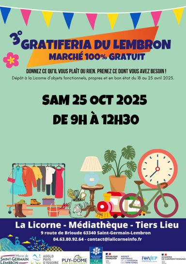 3ème gratiferia du Lembron