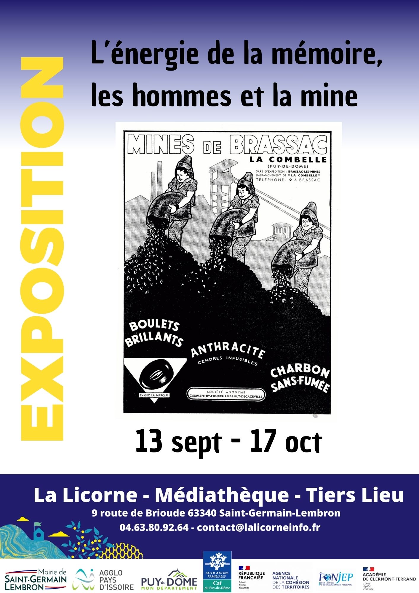 exposition « L’énergie de la mémoire, les hommes et la mine » 