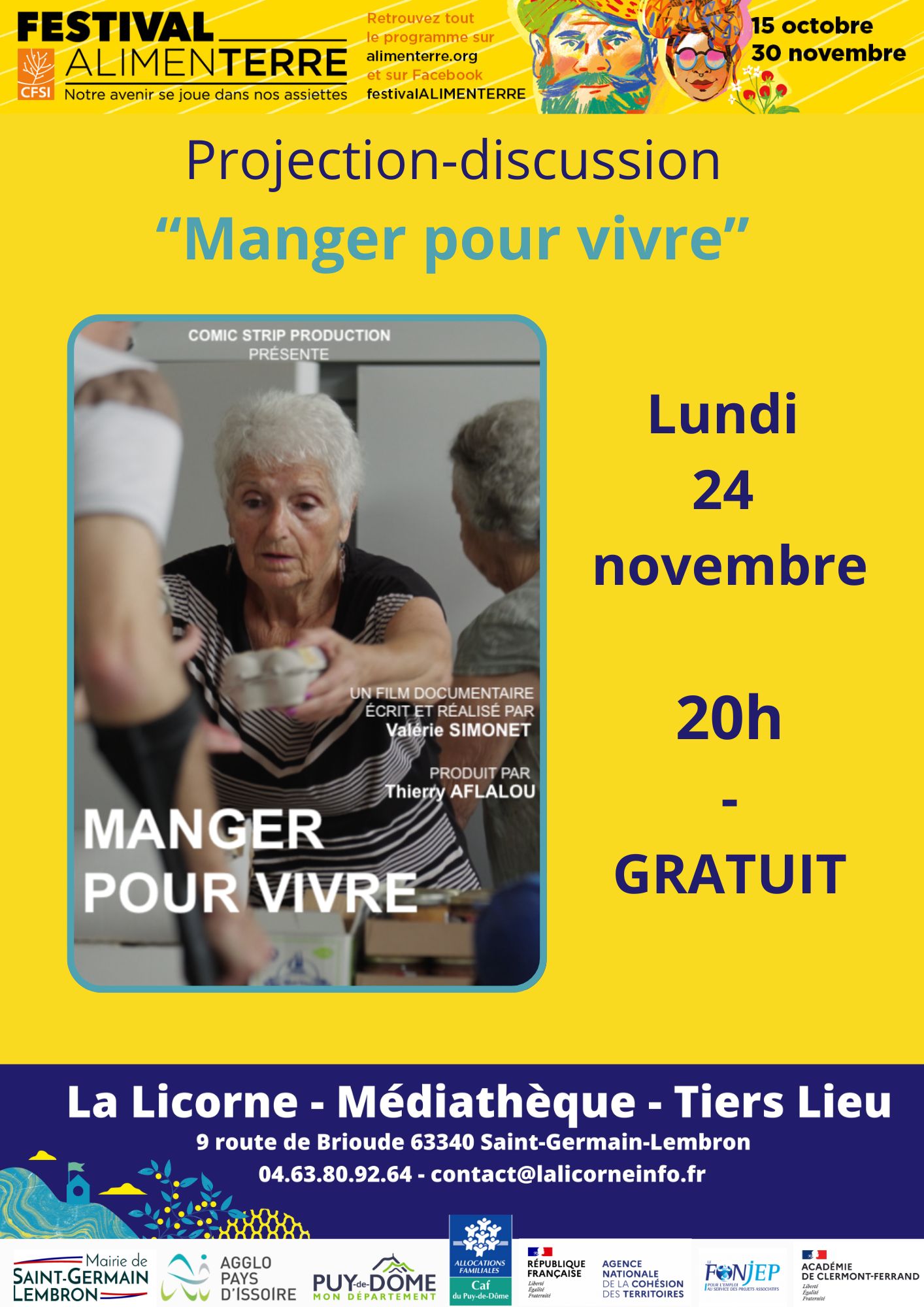 ciné-débat Festival ALIMENTERRE