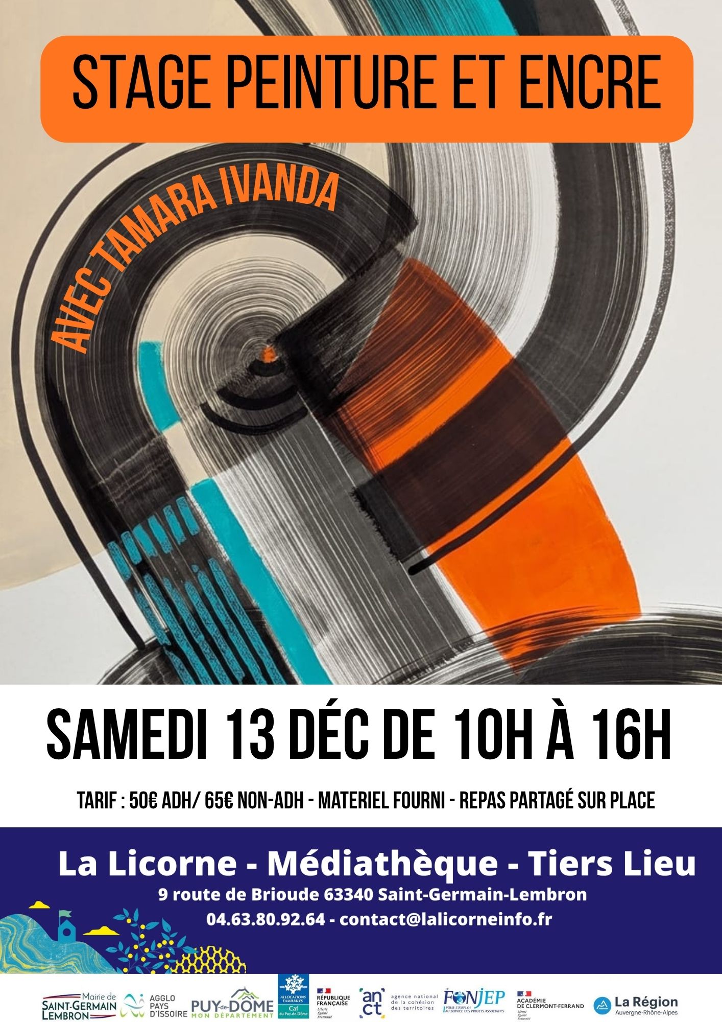 stage peinture et encre